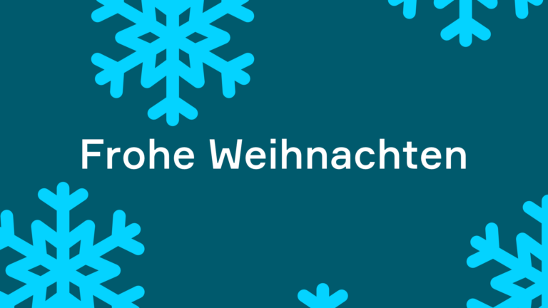 Frohe Weihnachten!