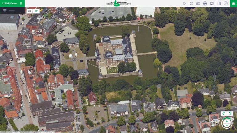 Kreis Borken veröffentlicht Schrägluftbilder mit PlexMap Oblique!