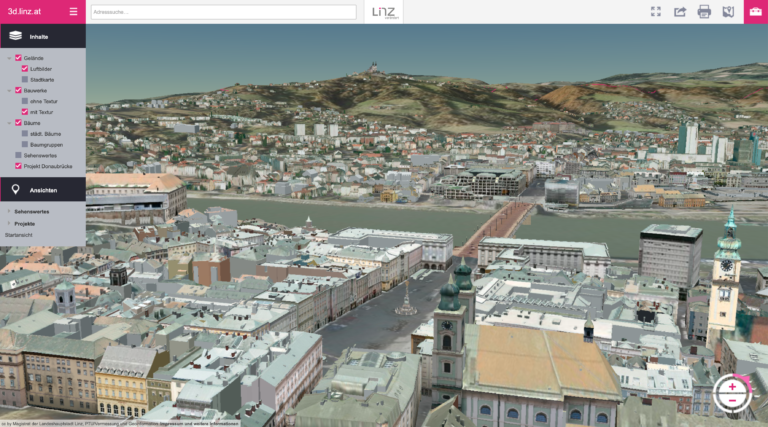 Linz in 3D online!