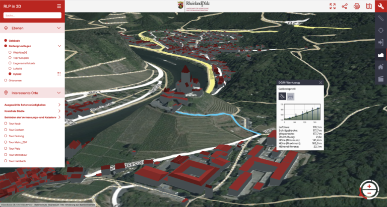 Rheinland-Pfalz in 3D mit großem Daten-Update!