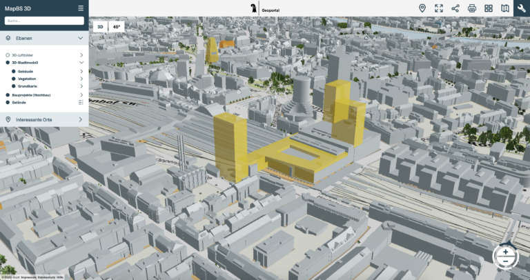 3D-Geoportal Kanton Basel Stadt online
