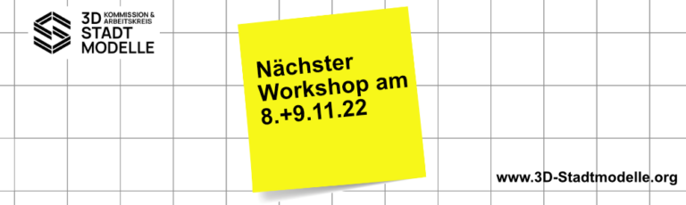 Ausgebucht: Workshop 3D-Stadtmodelle