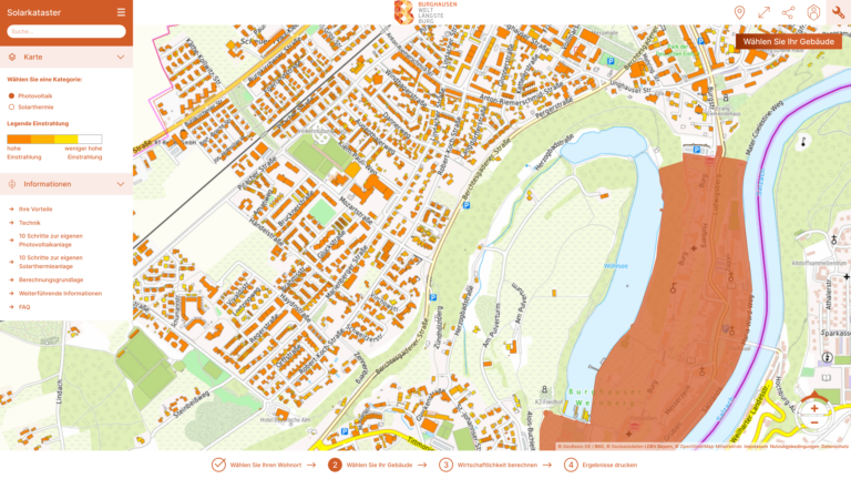 Solarkataster Burghausen online