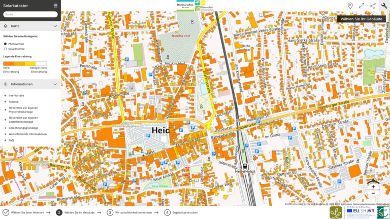 Kreis Dithmarschen: Eignet sich mein Dach für Photovoltaik, Solarthermie, Begrünung?