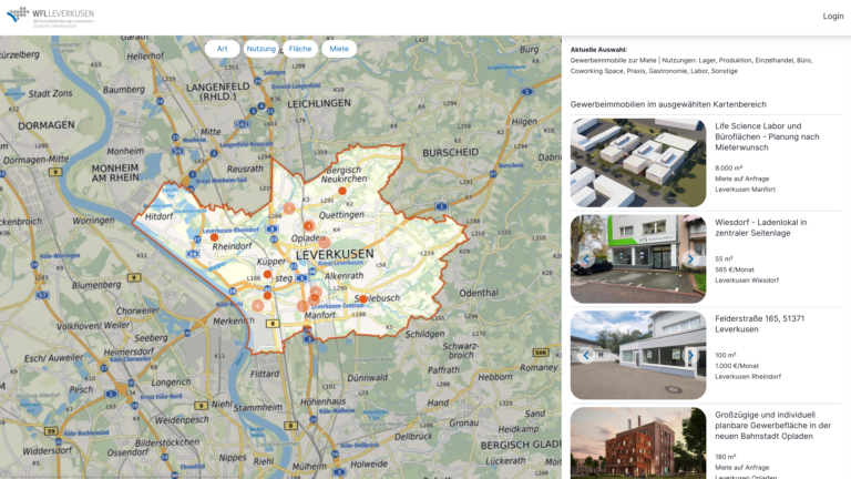 Neues Standortportal Leverkusen online
