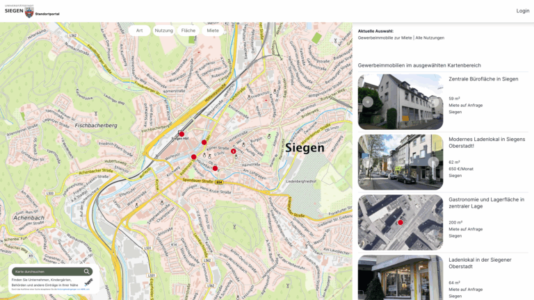 Standortportal Siegen online